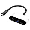 Value 12.99.3199 HDMI / USB / USB-C® adaptér [1x USB-C® zástrčka - 3x HDMI zásuvka, USB-A zásuvka, USB-C® zásuvka (nabíjanie)] čierna, biela; 12.99.3199