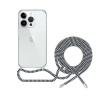 AppleMix EPICO Nake Apple iPhone 14 Plus - odolný + čierne / biela šnúrka čiré