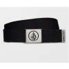 Volcom Pásek Volcom, Circle Web Belt black 2025 Velikost: one size