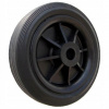 Koliesko náhradné 200x20mm ČER pre vozíky, gumový disk KL PH
