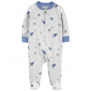 CARTER'S Overal na zips Sleep&Play Gray Planet chlapec 3m/ veľ. 62