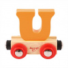 Bigjigs Rail vagónik drevené vláčikodráhy - Písmeno U Bigjigs Rail vagónik drevené vláčikodráhy - Písmeno U