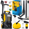 VYSOKOTLAKOVÝ ČISTIČ 2500W SILNÝ 350 BAROV SADA S TURBODÝZOU SAMONASÁVACIE ČERPADLO
