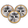 DeWalt DT1964 - Balení 3 pilových kotoučů do stacionární kotoučové pily