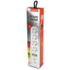 COLORWAY Predlžovací napájací prívod/ 4x Schuko/ 4x USB 5V / kábel 2m