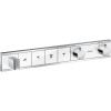 Hansgrohe 15357400 RainSelect termostat pod omietku pre 4 spotrebiče, biela / chróm