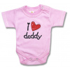 BABY´S WEAR Kojenecké body, krátky rukáv - I Love Daddy veľkosť: 86 (12-18m)
