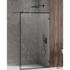 New Trendy EXK-2050 AVEXA BLACK walk - in sprchový kút 90 cm, 8 mm sklo 90 x 200 cm čierna