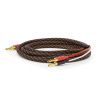Dynavox Perfect Sound Flex reproduktorový kábel 2 × 2 m (Reproduktorový kábel s OFC vodičmi a pozlátenými banánikmi zabezpečuje stabilný prenos signálu a jednoduché pripojenie.)