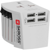 Skross 1302961 cestovný adaptér MUV USB (4xA); 1302961