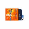 Xmass set Gillette Fusion5 UEFA Champions League Special Edition pánsky holiaci strojček, 4 hlavy + gél na holenie Fusion Sensitive 200ml