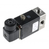 Elektromagnetický ventil 021396 3portový NO/NC 230 V AC, 1/4in Burkert