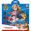 Rappa Kreatívny set Vyškrabovacie nálepky Paw Patrol (5 kusov + pero)