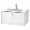 Duravit Brioso - Umývadlová skrinka 44x82x48 cm, 1 zásuvka, lesklá biela BR400202222