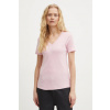 Bavlnené tričko United Colors of Benetton dámske, ružová farba, 3GA2E4230 XS