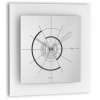 Designové nástěnné hodiny I558M chrome IncantesimoDesign 40cm