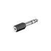 PremiumCord Adaptér stereo jack 6.3 - 3.5 M/F kjr-25
