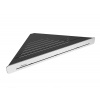 RAVAK Slim C Polička rohová 290x206x22mm, čierna/chróm X07P576