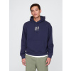 GAP Oversize mikina s logom Tmavo modrá XXL Tmavo modrá Tmavo modrá