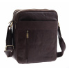 Pánska kožená taška cez rameno Sendi Design M-713 hnedá