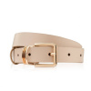 Brødrene Dámsky kožený opasok 95 cm | béžová O-OPD16/BEIGE95