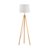 Stojacia lampa v drevenom prevedení YORK PT1 WOOD | Ideal Lux