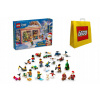 Adventný kalendár LEGO City 60436 na rok 2024 (LEGO City 60436 Adventný kalendár 2024 + PAPIEROVÁ TAŠKA LEGO)