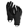 Dámske rukavice Ortovox FLEECE LIGHT GLOVE - čierna XS