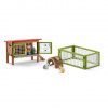 Schleich 42420 Set králikáreň so zvieratkami a príslušenstvom (Sch42420)