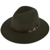 Fiebig - Headwear since 1903 Cestovný zelený nepremokavý, nekrčivý klobúk vlnený od Fiebig - Indiana Jones Veľkosť: 61 cm (XL)