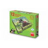 Dino Kostky kubus Krtek a přátelé dřevo 12ks v krabičce 21x18x4cm