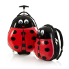 Súprava Heys Travel Tots Kids - cestovný kufor 46 cm a batoh 33 cm Lady Bug