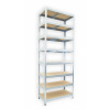 kovový regál Biedrax 45 x 90 x 270 cm - 8 polic x 175kg, pozinkovaný