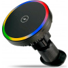 Magnetický Držiak do Auta MC-W15 Pro | MagSafe 15W + Chladenie | RGB