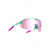 Slnečné okuliare TRIPOINT-005 Lake Victoria Transparent Neon Turquoise Brown w Pink Multi