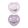 Lovi cumlík silikon dynamický Prime 2ks Baby Lilac/Violet