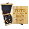 Sablio Darčeková sada na víno Toto je tá najlepšia sestra na svete: 147×168×49 mm