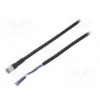 Připojovací kabel M8 PIN 3 přímý Dél 10m zástrčka 1A PVC