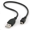 GEMBIRD Kabel USB 2.0 A-Mini B (5pin) 30cm k externím HDD (ADATA, WD, ...) CCP-USB2-AM5P-1