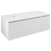 Sapho LOREA skrinka s umývadlom 121x46x51,5cm (90+30), ľavá, biela matná LE090-3131-L-01