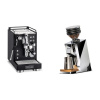 La Pavoni Mini Cellini, black + Eureka Mignon Zero 65 Speedy, CR chrome