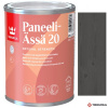 TIKKURILA® PANEELI-ÄSSÄ 20 Lak akrylátový, na dřevěné obklady v interiéru, polomat, 9 l, bezbarvý Barva (odstín): TVT 3445 Dřevěné uhlí, Velikost balení: 1 l, Stupeň lesku: polomat