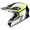 Moto přilba SCORPION VX-16 EVO AIR LIGNES černo/fluo žlutá XL