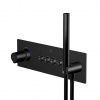 Steinberg 390 Termostatická batéria pod omietku, na 4 spotrebiče, s telesom, čierna 390 4242 2 S