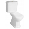 Retro kompaktný WC 45x81,5x72 cm úrovne, biely/bronz (Retro kompaktný WC 45x81,5x72 cm úrovne, biely/bronz)