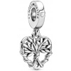 Pandora Moments 799149C00 Visiace Srdce so stromom rodiny (Ag 925/1000: 2,2 g)