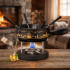 SPRING FONDUE – súprava na fondue pre 6 os. 10 ks keramika/kov 2,0 l priem. 22 cm