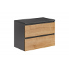 Skrinka do kúpeľne MONAKO GREY OAK 821 B