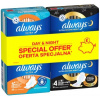 Always Ultra hygienické vložky Normal s krídelkami 20 kusov + Extra Night 12 kusov