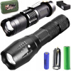 Nastavte 2x vojenskú LED taktickú baterku + kufor (2x taktické baterky cree xm-l t6 q5 Zoom)